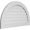 Ekena Millwork Round Top Surface Mount PVC Gable Vent: Functional, w/ 3-1/2"W x 1"P Standard Frame, 40"W x 24"H GVPRT40X2401SF - alternate 4